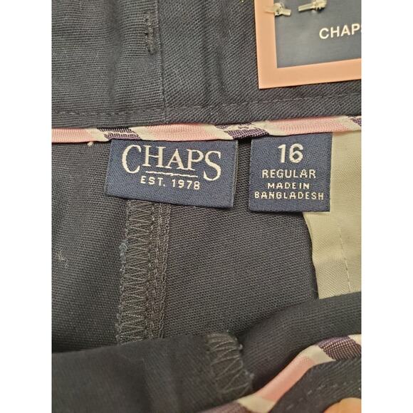 NEW Boy's Navy School Uniform Shorts | CHAPS Skinny Bermuda - Picture 8 of 8